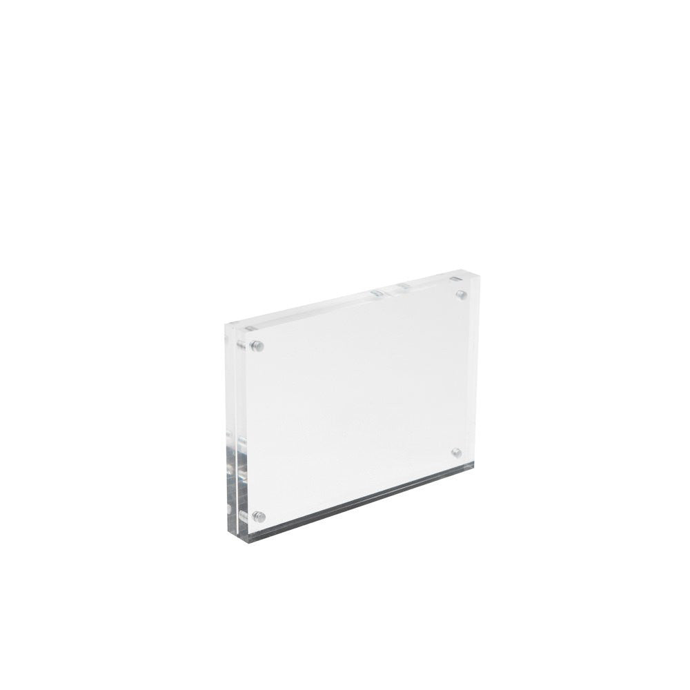 Magnetic Acrylic Block Sign Holder - A6