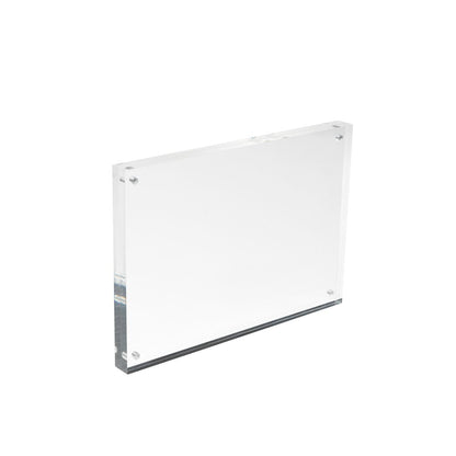 Magnetic Acrylic Block Sign Holder - A5