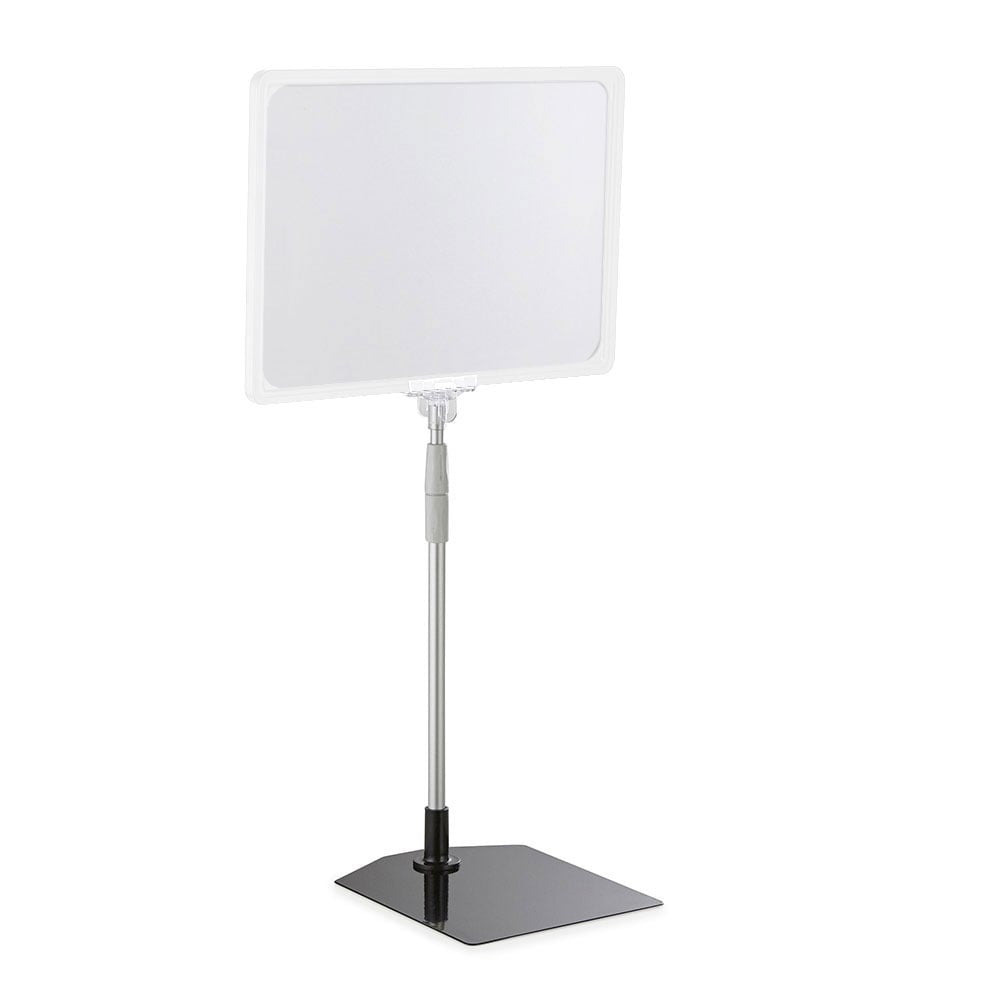 Display Stand with White Versatile Poster Frame and Anti-Reflective Pocket - A4