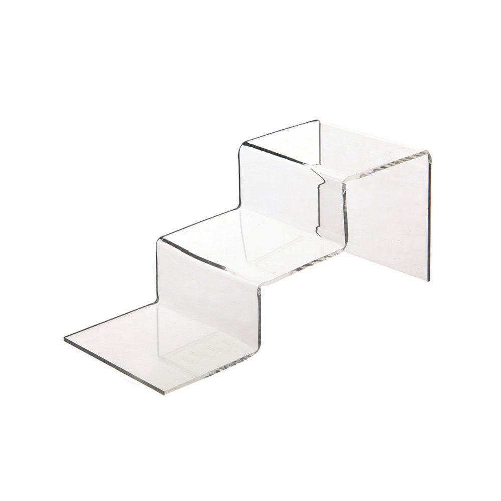 2-Step Clear Acrylic Display Stand