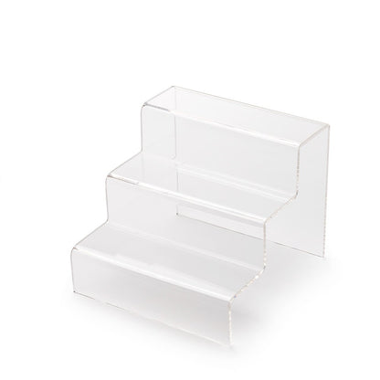 3 Step Clear Acrylic Display Stand - Small