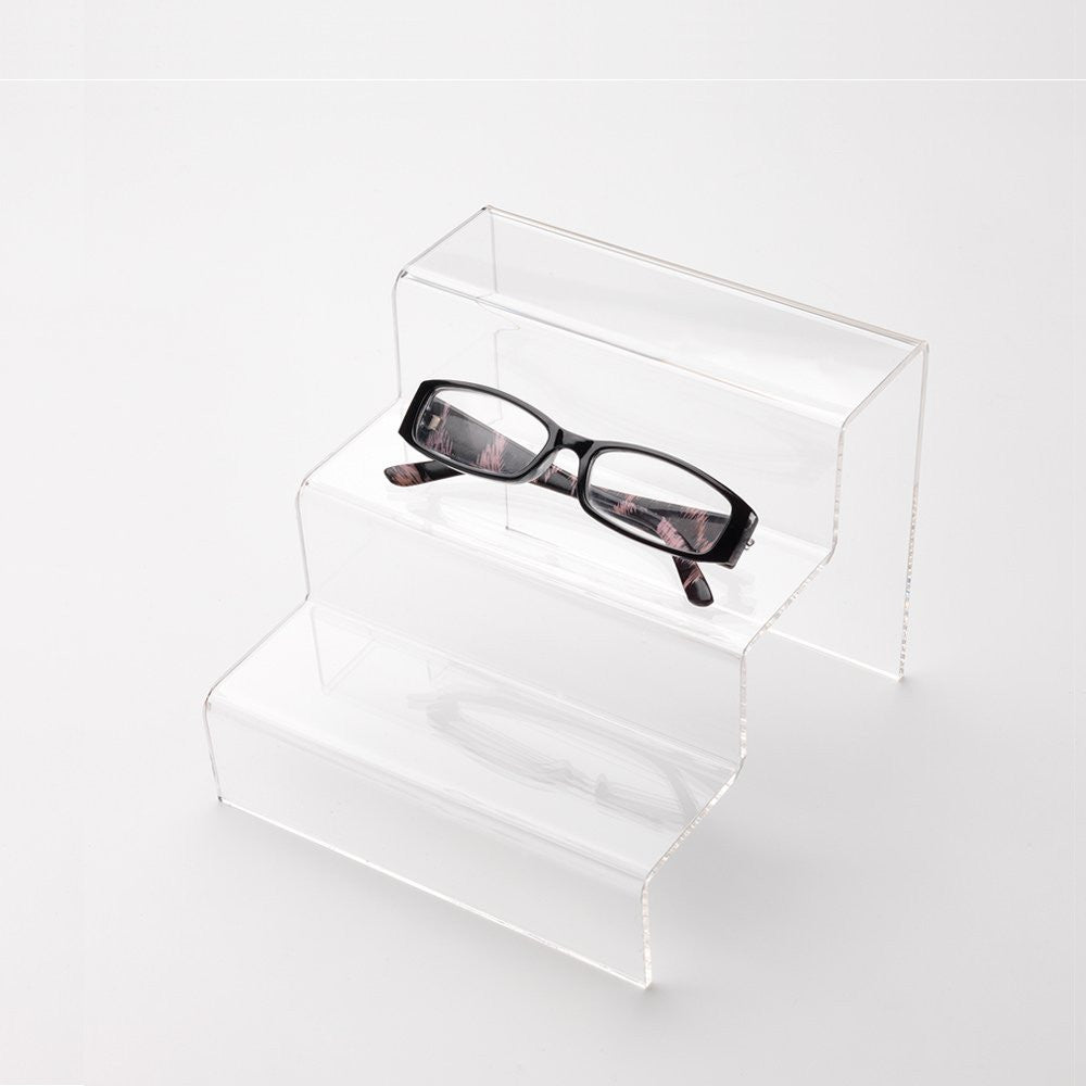 3 Step Clear Acrylic Display Stand - Small