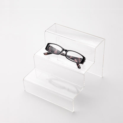 3 Step Clear Acrylic Display Stand - Small