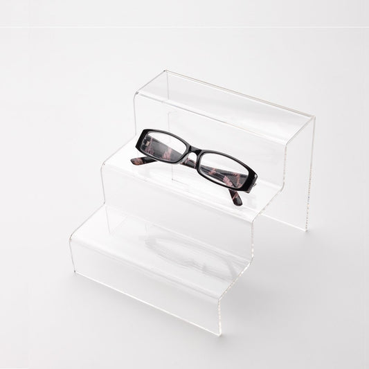 3 Step Clear Acrylic Display Stand - Small