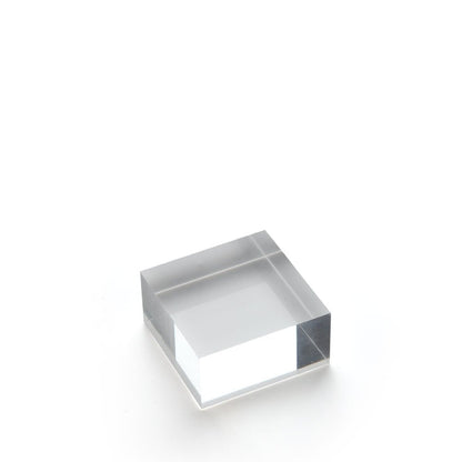 Small Acrylic Solid Display Block - H25 x W50 x D50mm