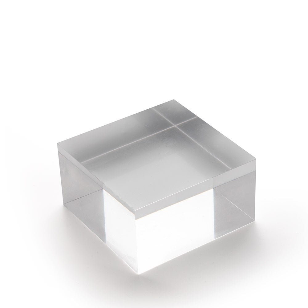 Medium Acrylic Solid Display Block - H40 x W75 x D75mm