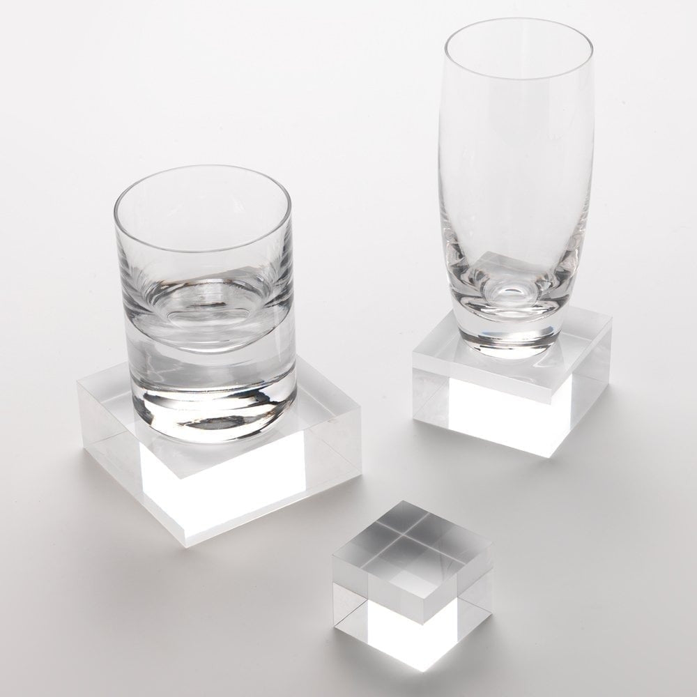 Medium Acrylic Solid Display Block - H40 x W75 x D75mm
