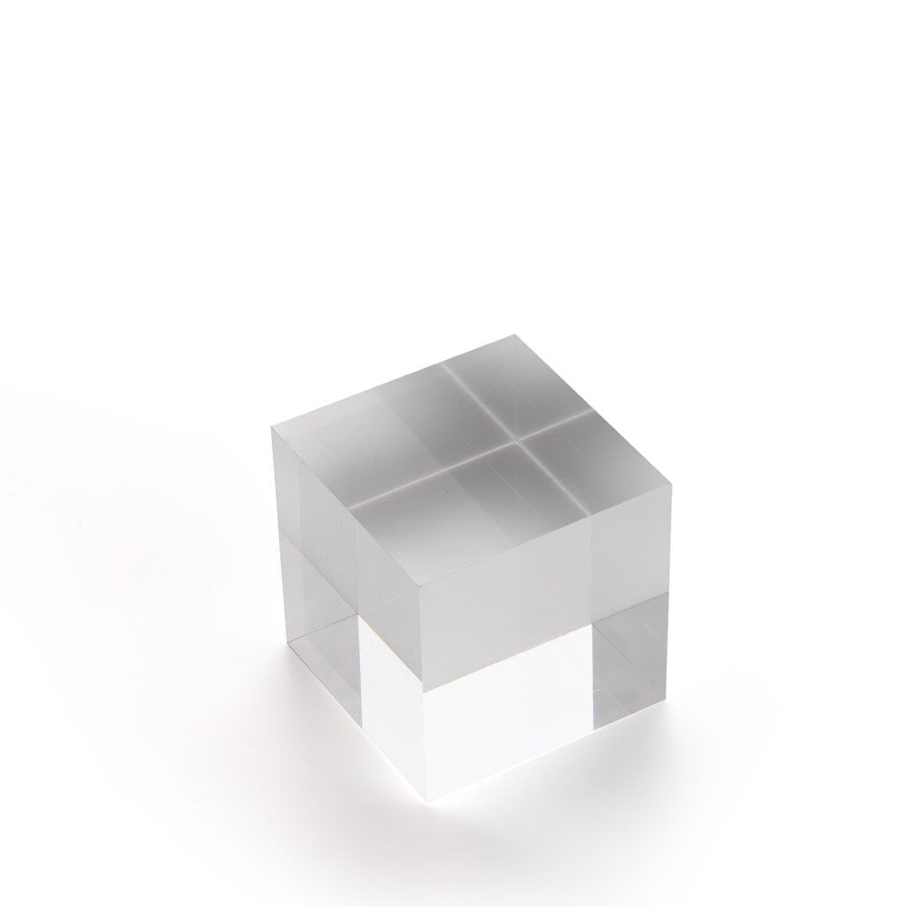 Small Acrylic Solid Display Block - H50 x W50 x D50mm