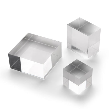Small Acrylic Solid Display Block - H50 x W50 x D50mm