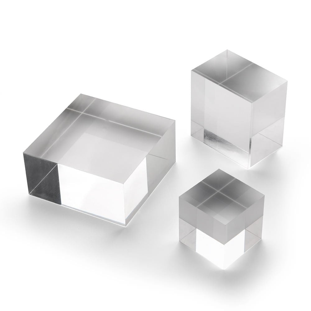 Medium Acrylic Solid Display Block - H50 x W75 x D75mm