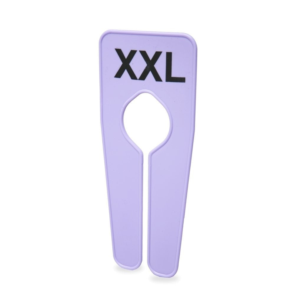 Set of Clothes Rail Size Dividers - 5 of Each Size (25 Total)