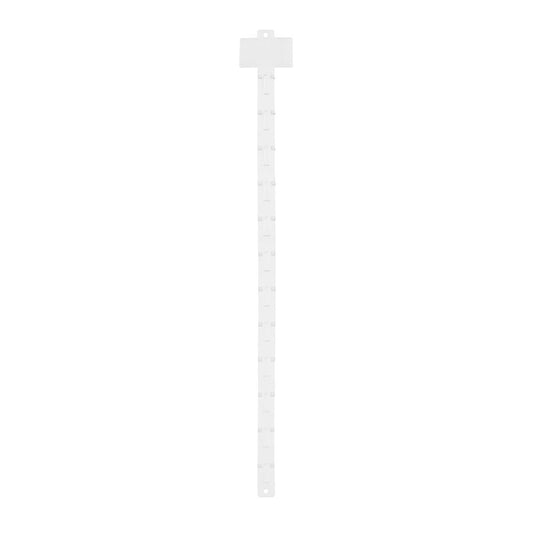 Pack of 10 x 12 Hook Clip Strip with Label Holder/Header Panel