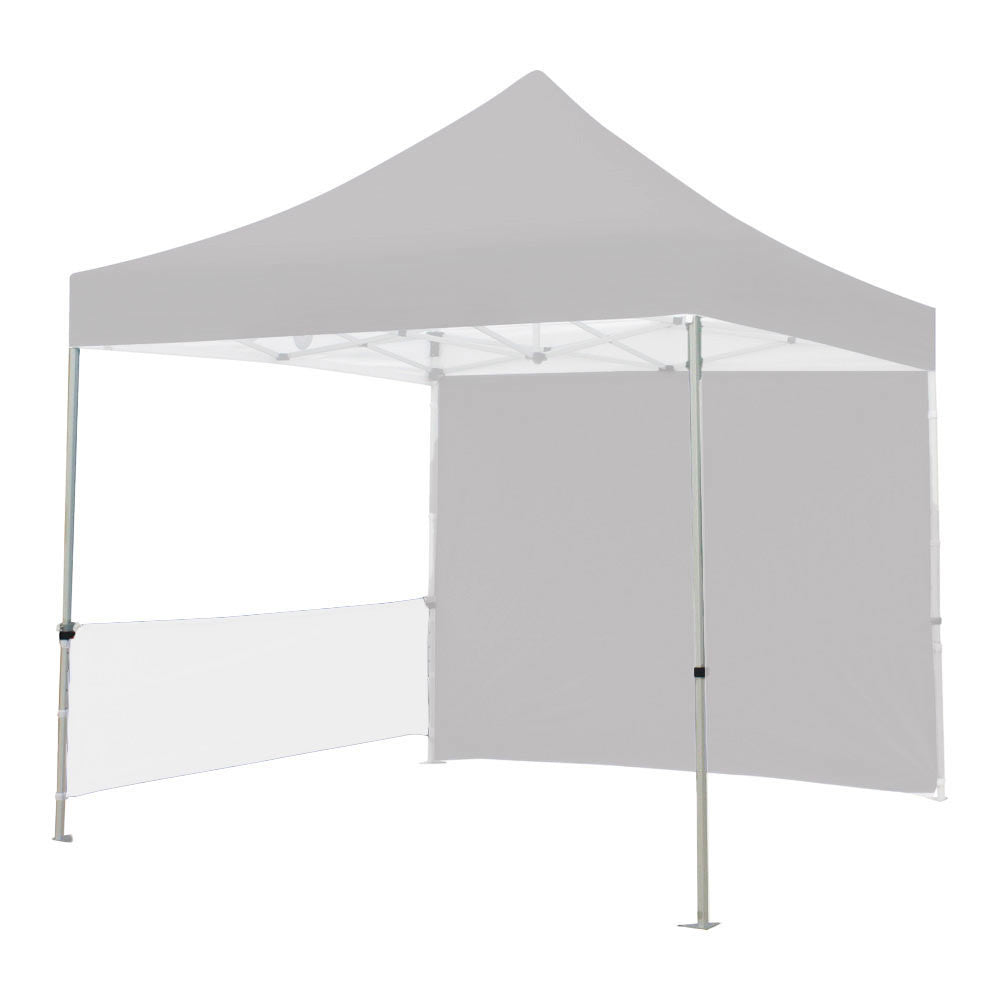 White Half Wall Kit - Includes Half Valance, Half-Valance Mounting Bar