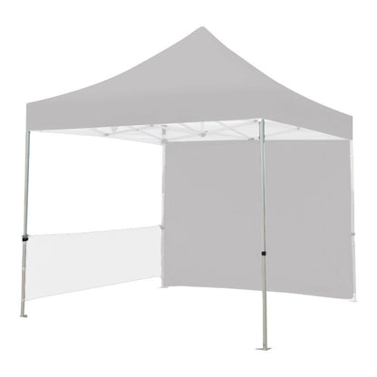 White Half Wall Kit - Includes Half Valance, Half-Valance Mounting Bar