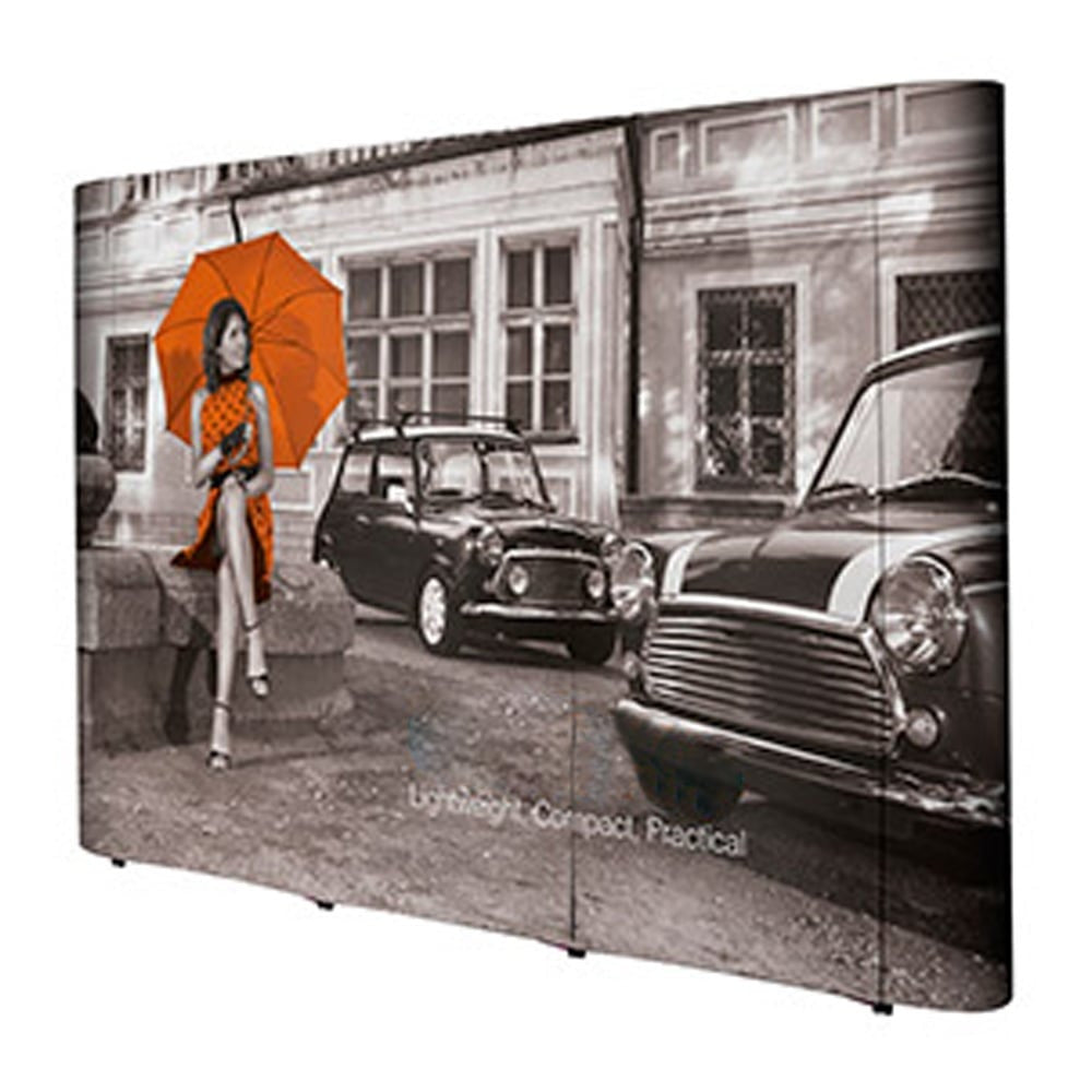 Straight Pop-Up Exhibition Stand With Graphic Panels - Including 5 x Panels