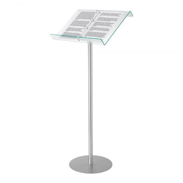 Lectern/Catalogue Browser Floor Stand with Ring Binder