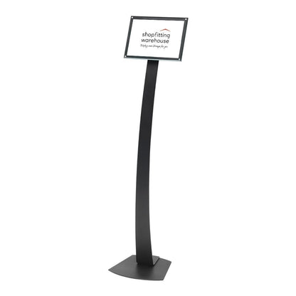 A4 Contemporary Floor-Standing Sign Holder - H1457 x W335 x D303mm