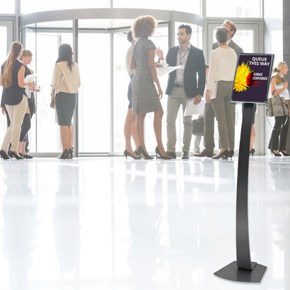 A4 Contemporary Floor-Standing Sign Holder - H1457 x W335 x D303mm