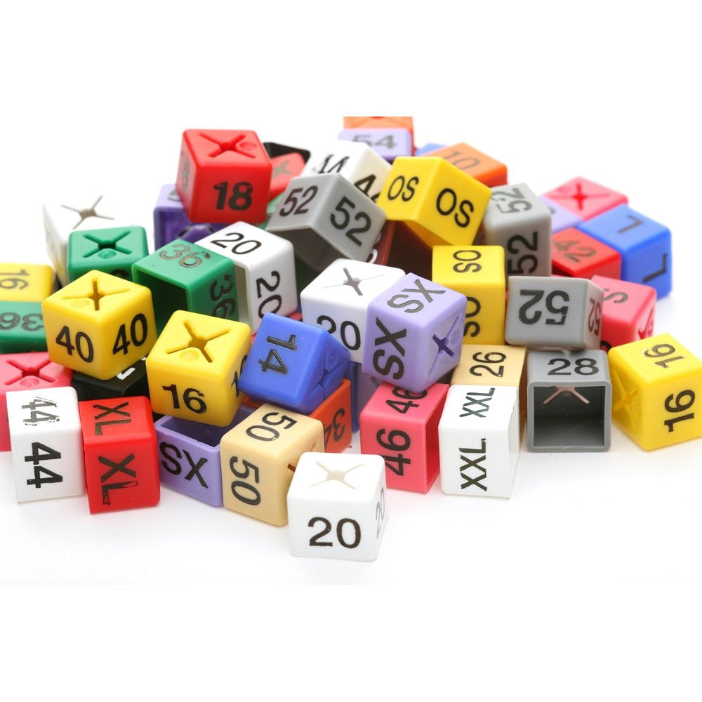 Set of Size Cubes 50 of Each Size