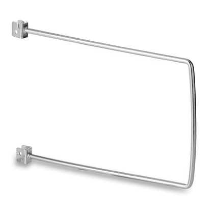Pair of Chrome Flexible Twin Slot Bookends