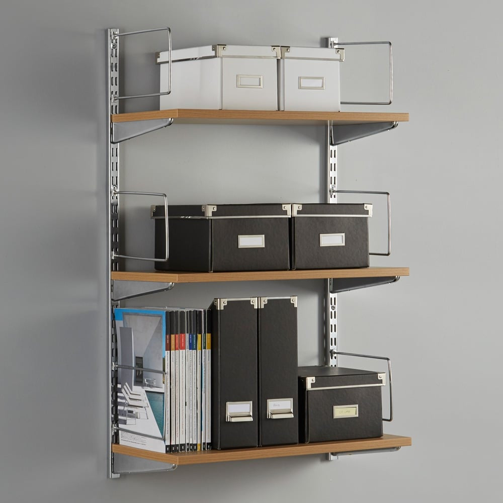 Pair of Chrome Flexible Twin Slot Bookends