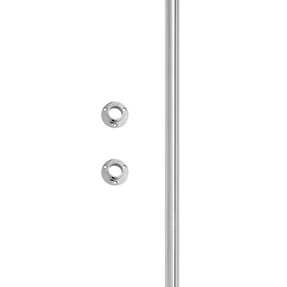 600mm Alcove Chrome Tube Hanging Clothes Rail