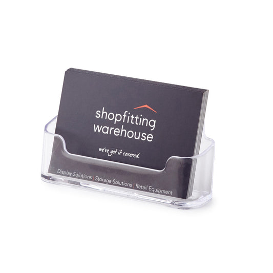 Clear Acrylic Business Card Holder -Landscape