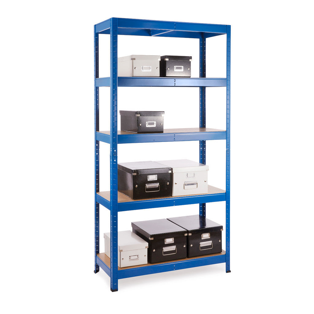 Multipurpose Shelving - Blue - Up to 250Kg UDL Per Shelf - H1800 x W900 x D400 mm