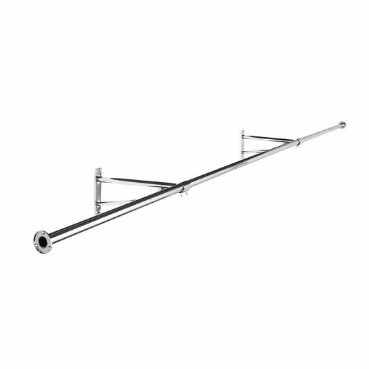 1.8m Heavy Duty Alcove Hanging Clothes Rail with 2 Support Arms