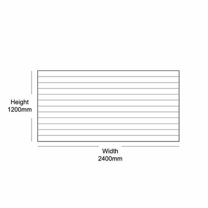 Concrete Slatwall Panel - 100mm Centres - 18mm MDF