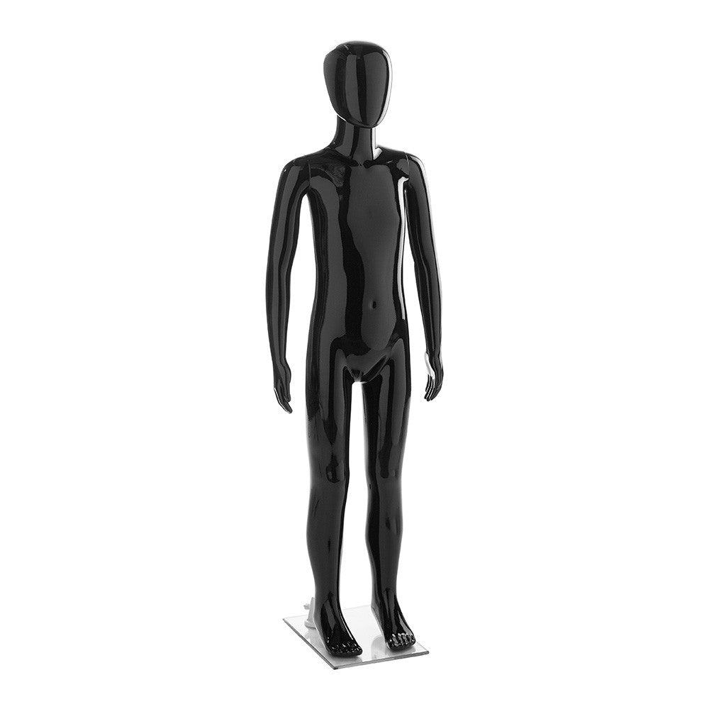Fin Child Mannequin - Age 5-6 - Gloss Black