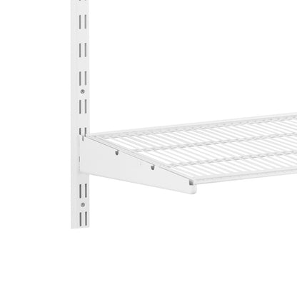 Flexx White Wire Shelf System - H2100mm - 5 Shelves
