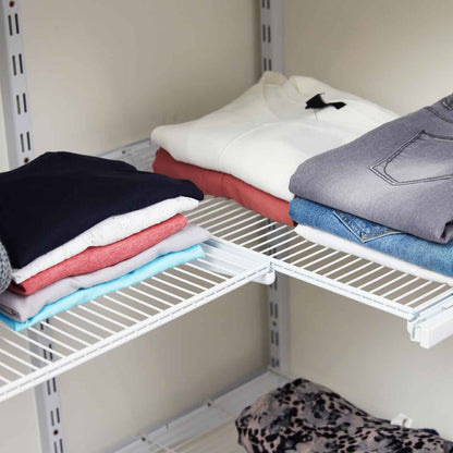 White Wire Shelf for Flexx Shelving Systems