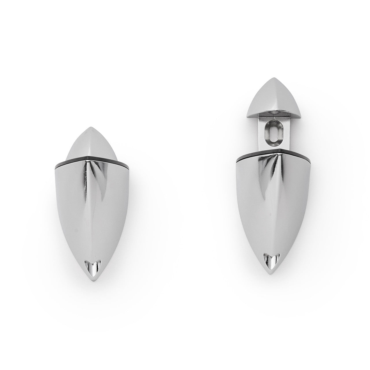 Pair of Chrome Wall-fix Clips