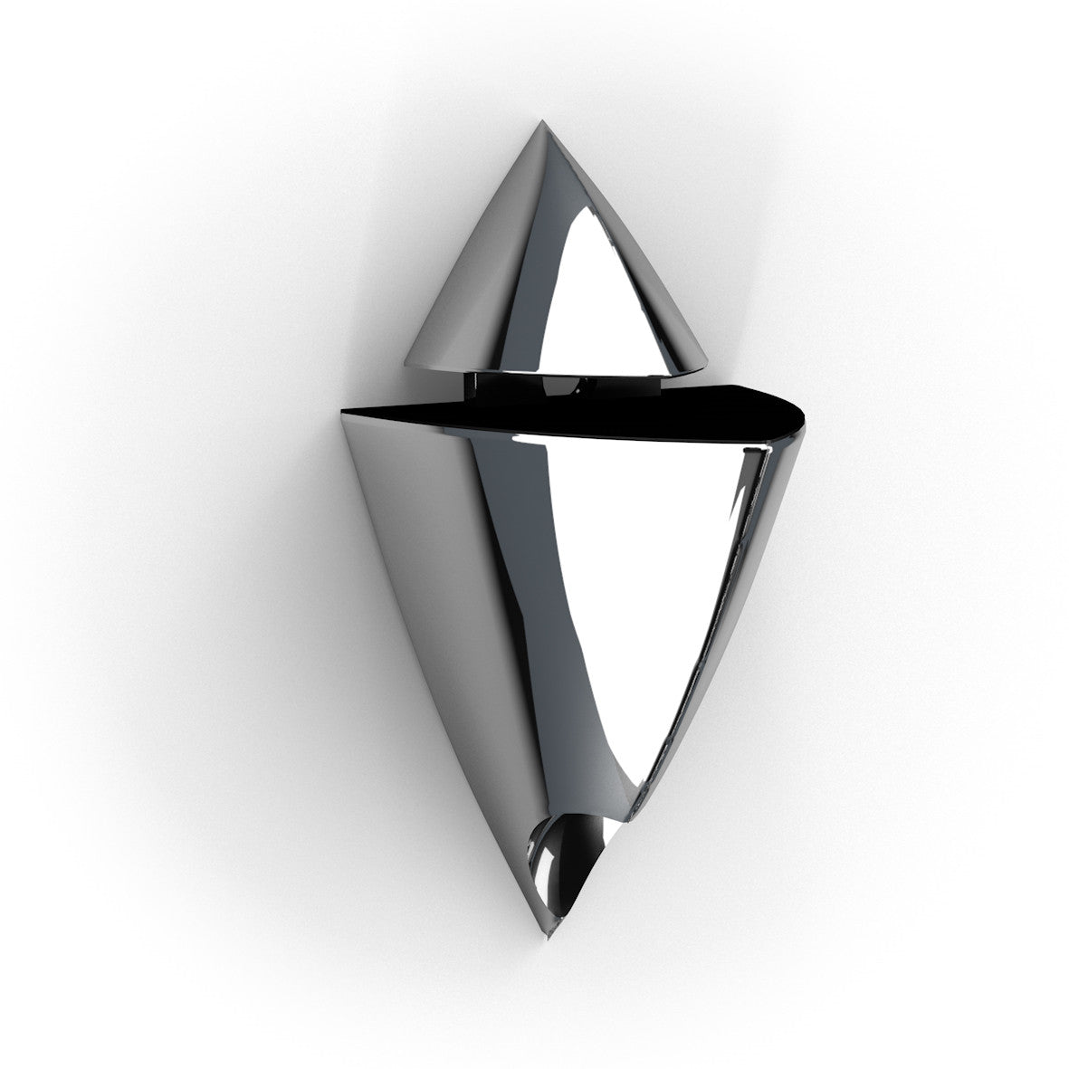 Pair of Chrome Wall-fix Clips
