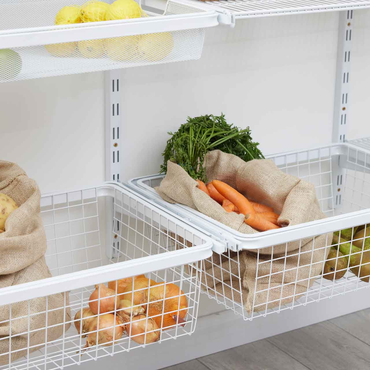 Deep Wire Basket for Flexx Shelving System