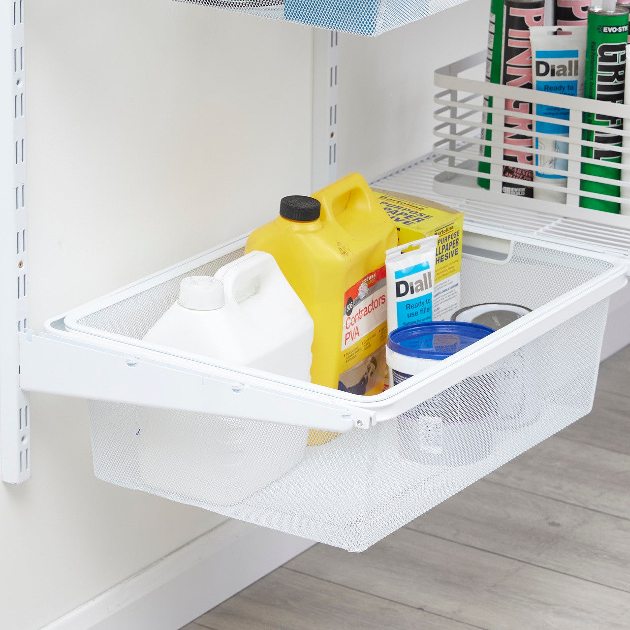 Deep Wire Mesh Basket for Flexx Shelving System