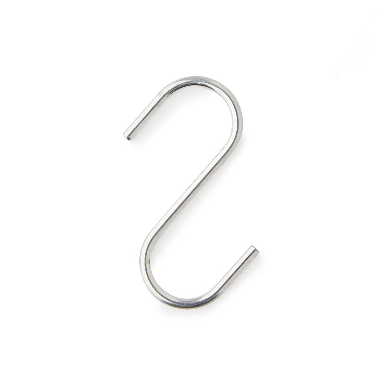 Pack of 100 x Medium Silver S-Hooks