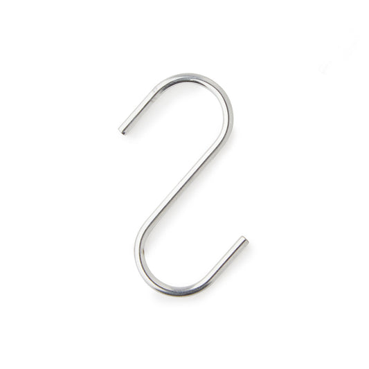 Pack of 100 x Medium Silver S-Hooks