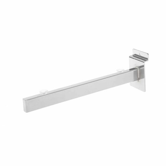 250mm Glass Shelf Bracket for Slatwall - Single