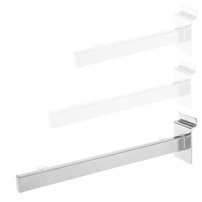 300mm Glass Shelf Bracket for Slatwall - Single