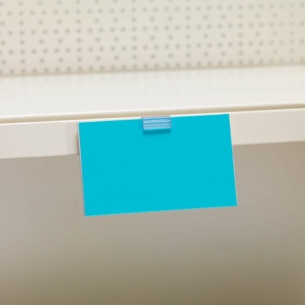 Heavy-Duty Supergrip Grip Strip Sign Holder with Self-Adhesive Back - Pack of 20