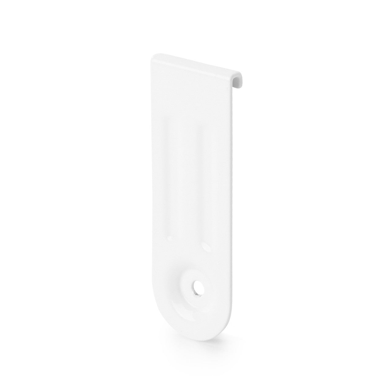 White Screw Mount Hook for Flexx Clothes Rails