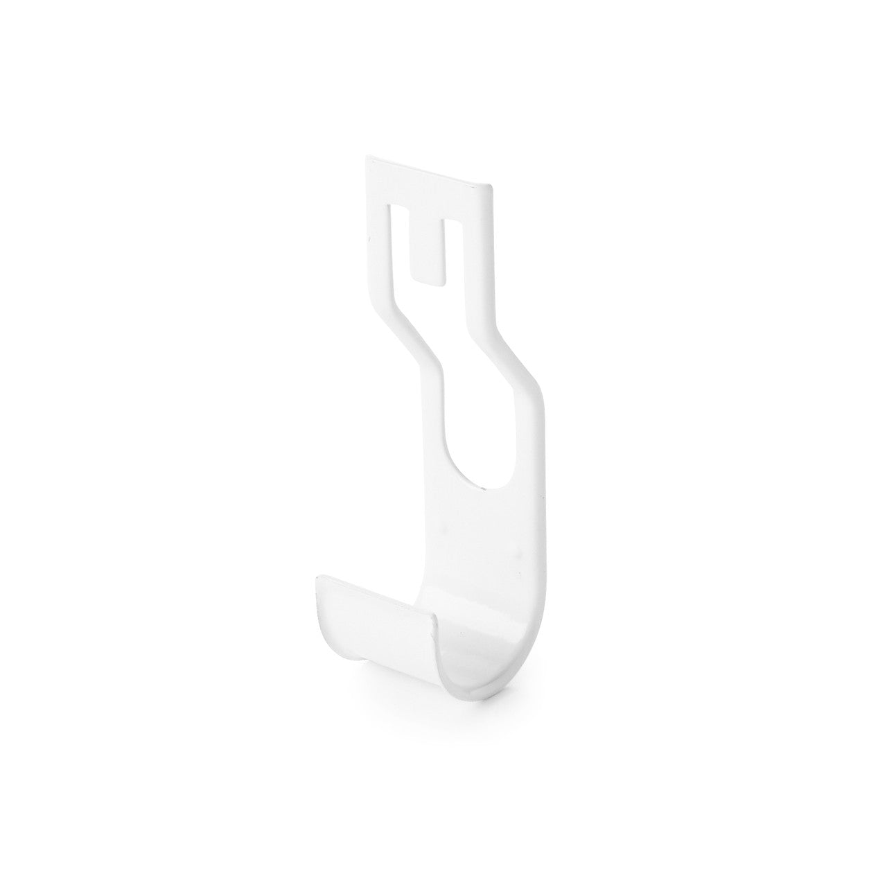 White Rail Hook Stopper for Flexx Wire Shelf & Rail