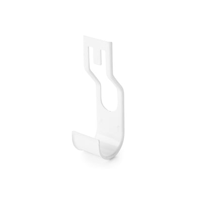 White Rail Hook Stopper for Flexx Wire Shelf & Rail
