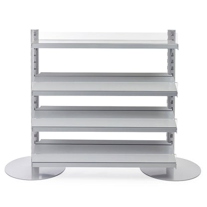 Single Sided In-Queue Merchandising Bay and Shelves -W1000mm each bay