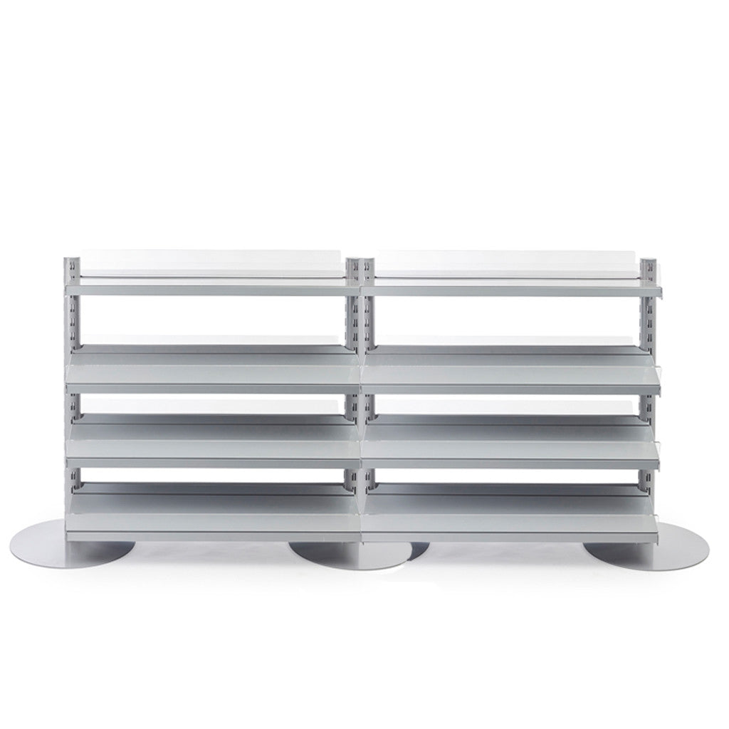 Single Sided In-Queue Merchandising Bay and Shelves -W1000mm each bay