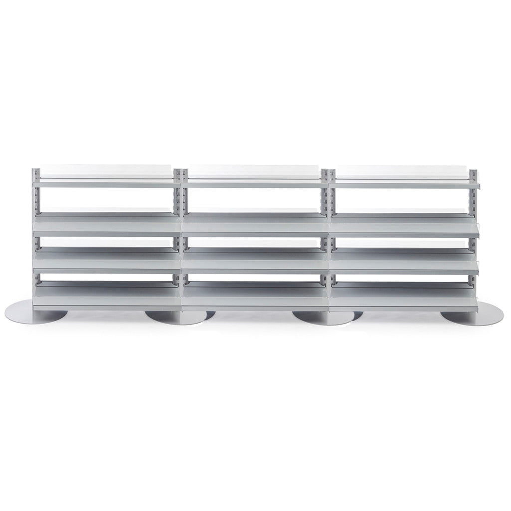 Single Sided In-Queue Merchandising Bay and Shelves -W1000mm each bay