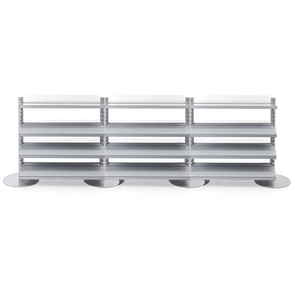 Single Sided In-Queue Merchandising Bay and Shelves -W1000mm each bay