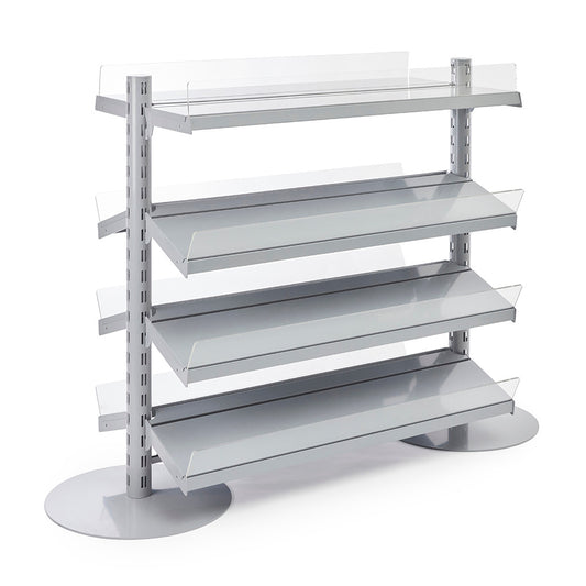 Double Sided In-Queue Merchandising Bay and Shelves -W1000mm each bay